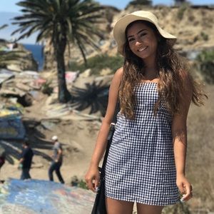 URBAN OUTFITTERS MINI GINGHAM DRESS